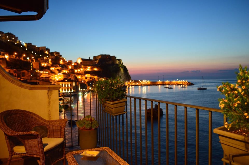 Night, Balcony/Terrace, Sea view
