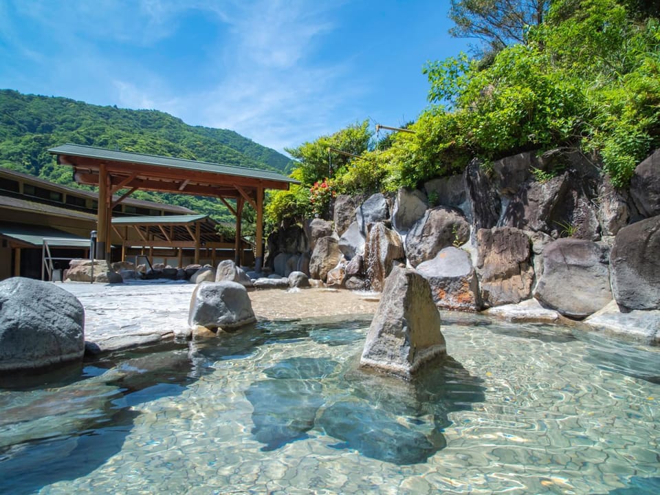 Hot Spring Bath, Open Air Bath, Public Bath
