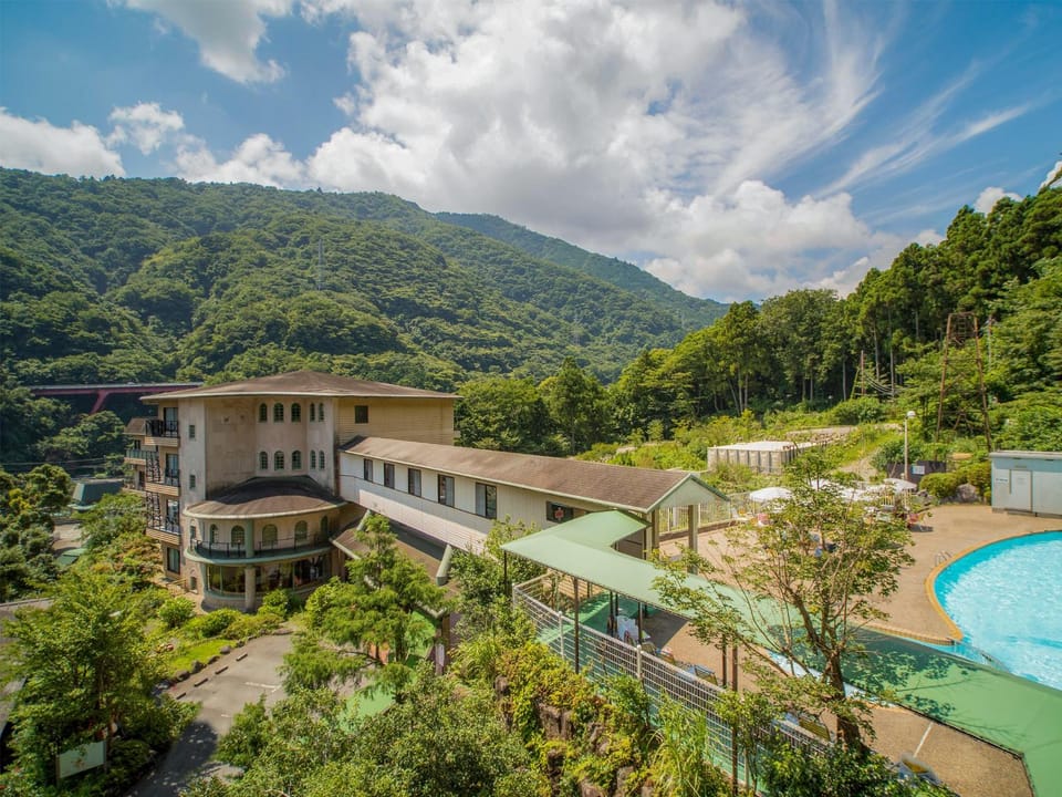 Property building, Pool view