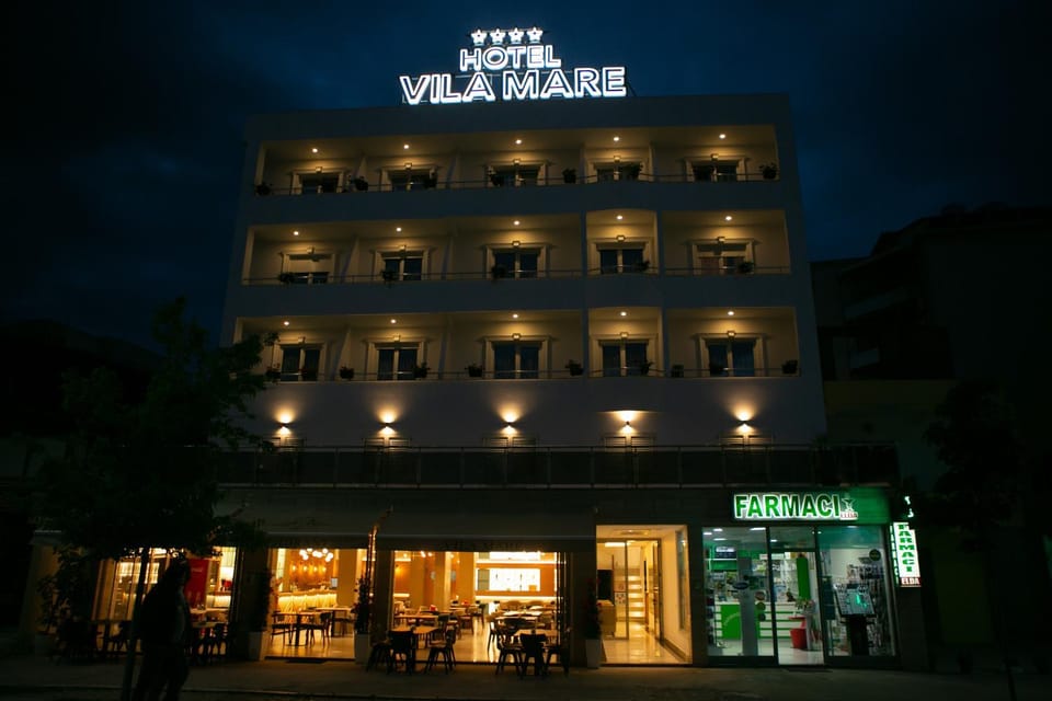 Property building, Night, City view