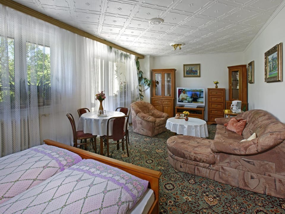 Shower, TV and multimedia, Balcony/Terrace, Living room, Seating area, Bedroom, Breakfast