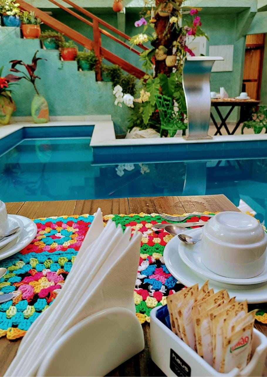 Pool view, Swimming pool, Breakfast