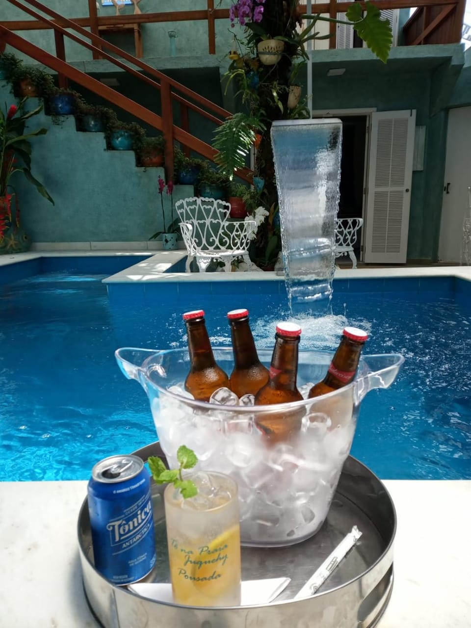 Food and drinks, Pool view, Swimming pool, Drinks