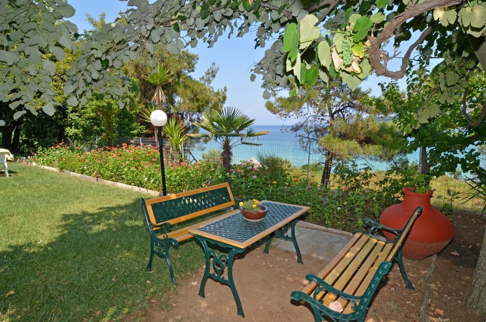 Natural landscape, Garden, Sea view