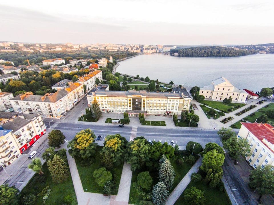 Property building, Neighbourhood, Natural landscape, River view