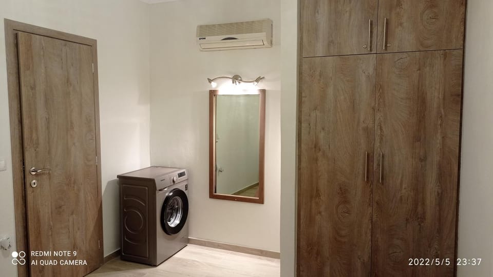 wardrobe, washing machine, air conditioner