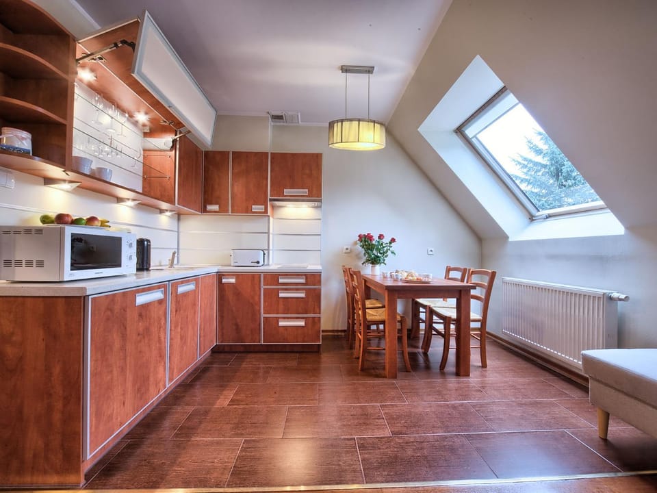 Kitchen or kitchenette, minibar, toaster