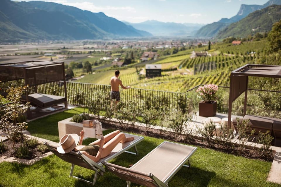 Natural landscape, Mountain view, Swimming pool
