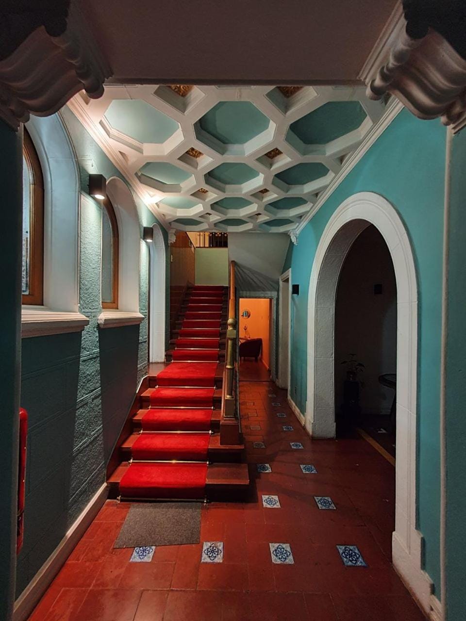Facade/entrance, Night, Lobby or reception, Decorative detail