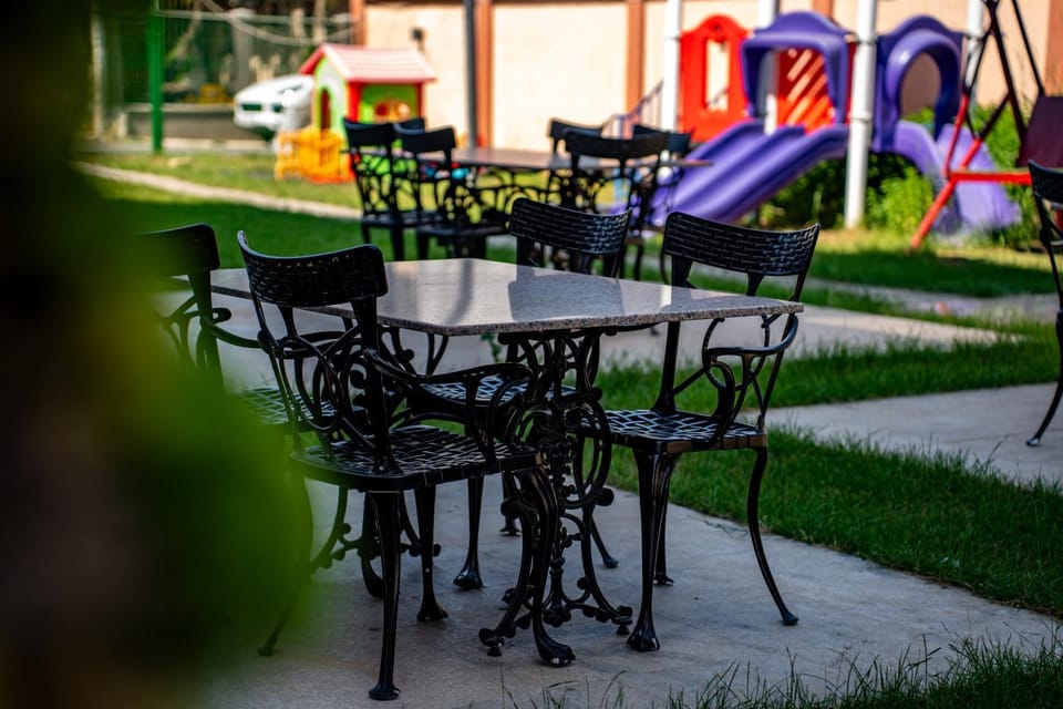 Children play ground, Garden, Dining area