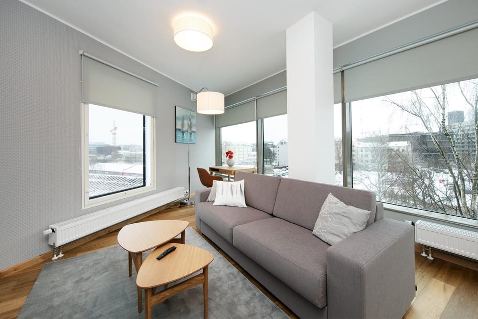 Living room, City view