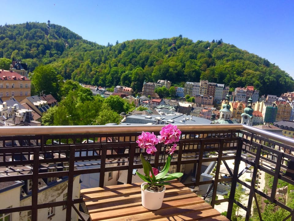 Nearby landmark, Day, Natural landscape, View (from property/room), Balcony/Terrace, City view, Mountain view