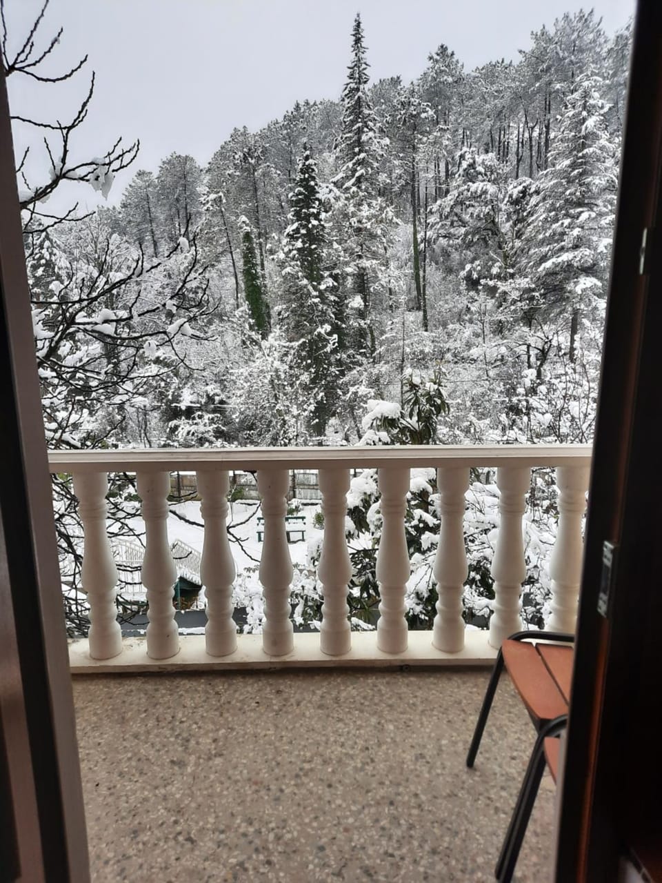 Winter, View (from property/room), Balcony/Terrace