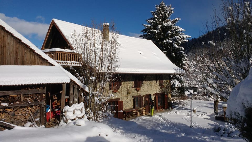 Property building, Winter, Skiing, Hiking, Garden view