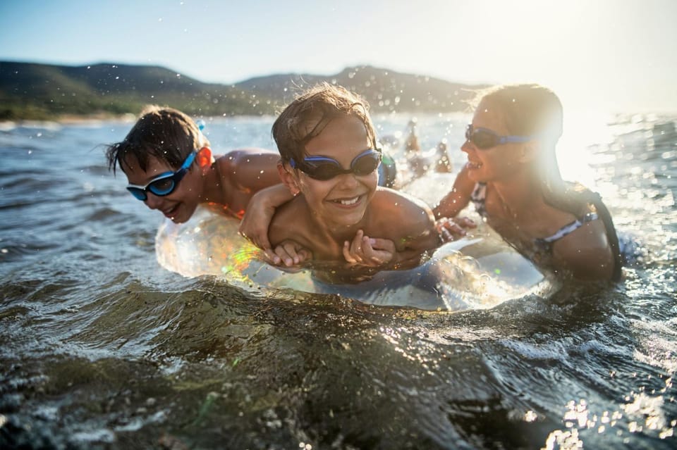 People, Natural landscape, Beach, children