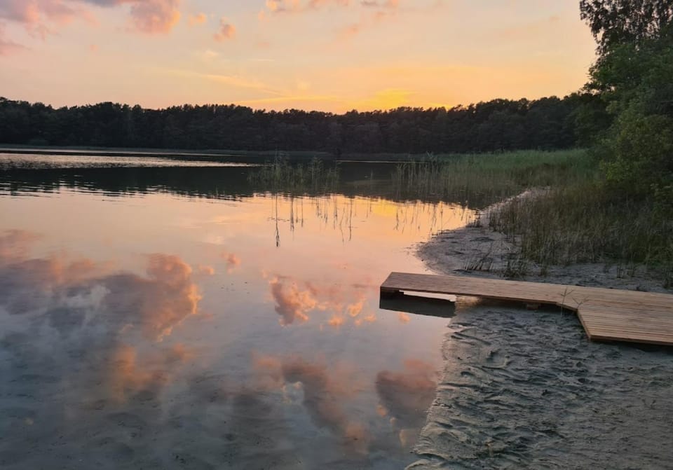 Lake view, Sunset