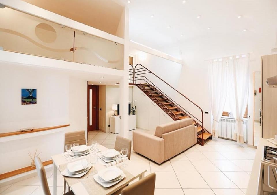 Living room, Seating area, Dining area