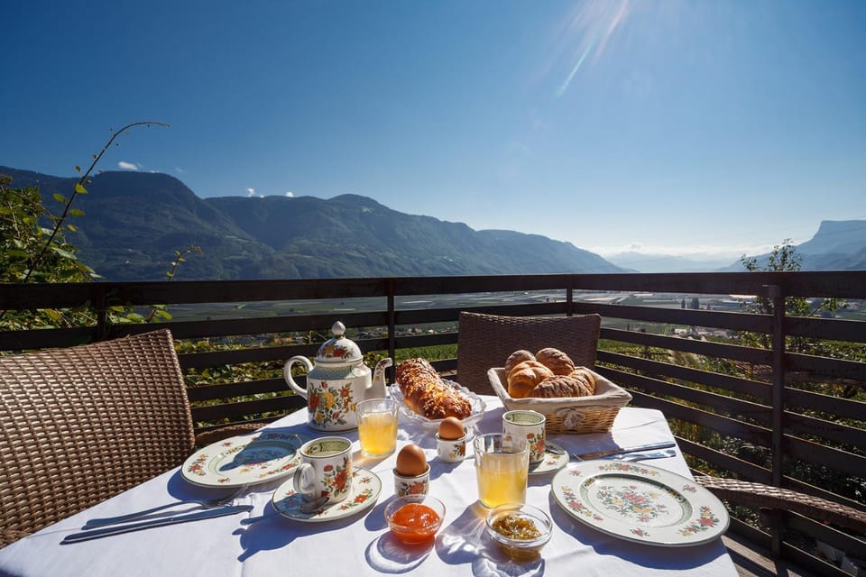 Balcony/Terrace, Mountain view, Breakfast