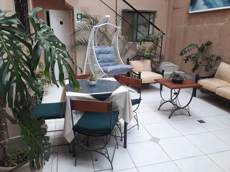 Property building, Patio