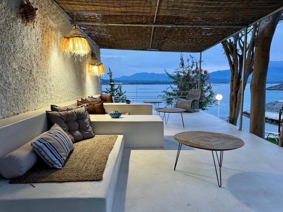 Property building, View (from property/room), Living room, Seating area, Internal: Not applicable to any particular room