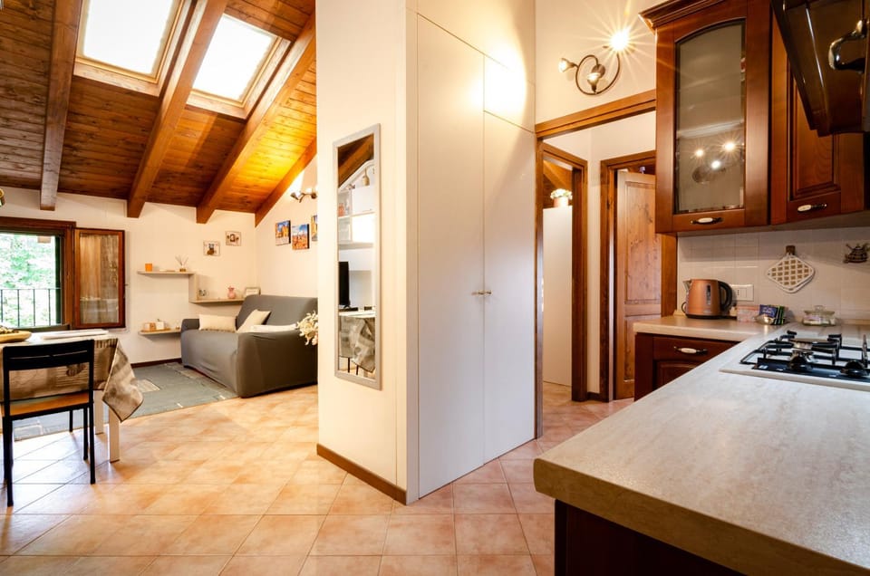 Kitchen or kitchenette, Living room