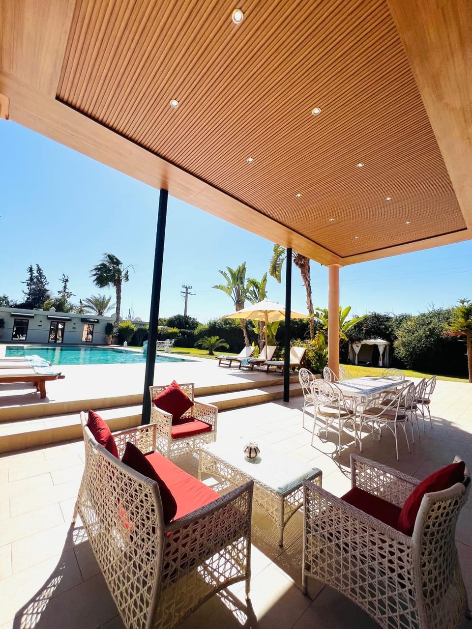 Patio, Garden view