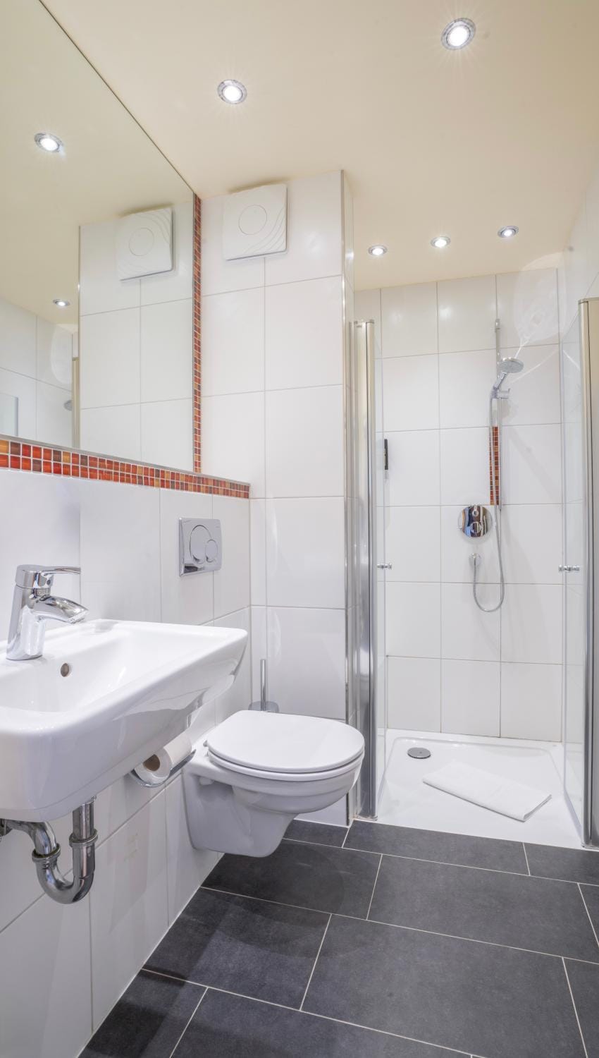 Shower, Toilet, Bathroom, towels