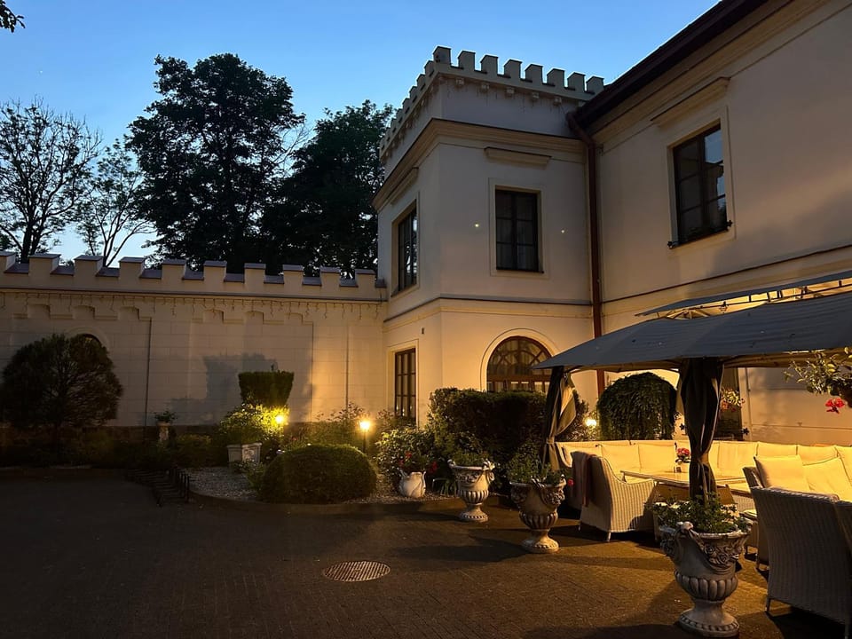 Property building, Night, Natural landscape, Garden, Garden view, Area and facilities