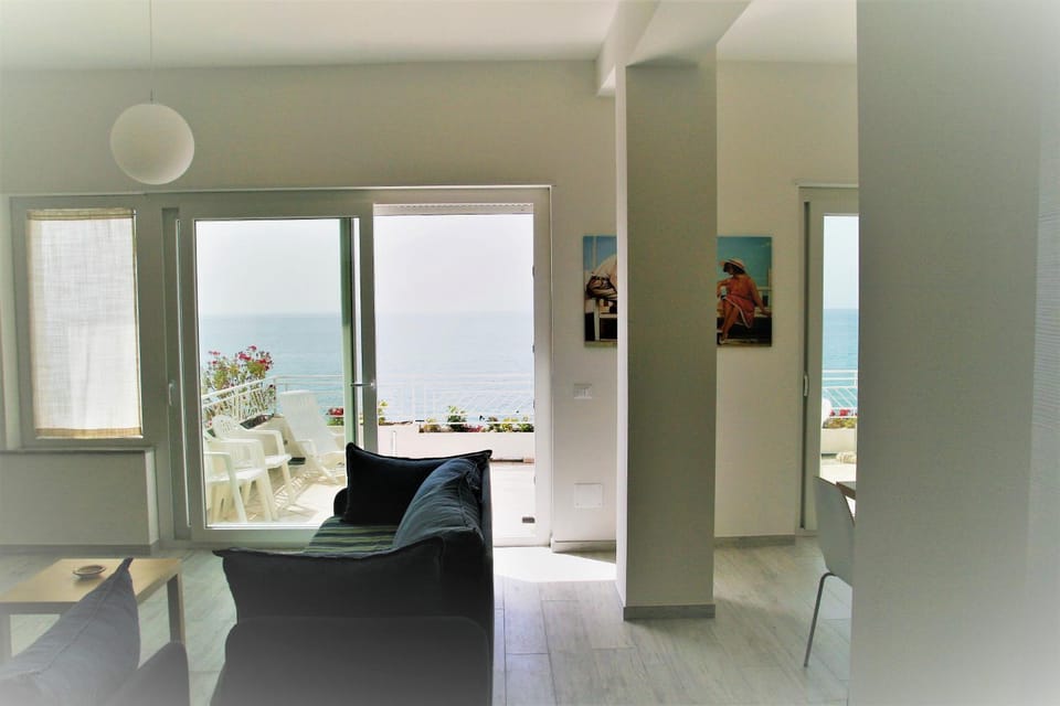 Living room, Seating area, Sea view
