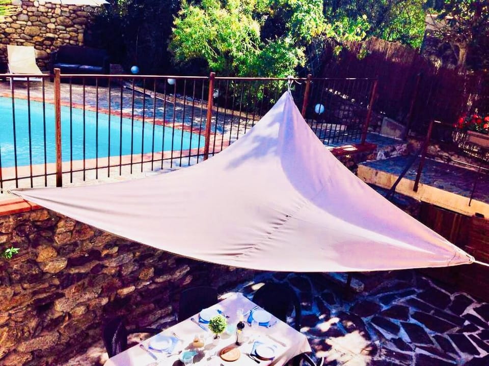 Patio, Dining area, Pool view, Swimming pool
