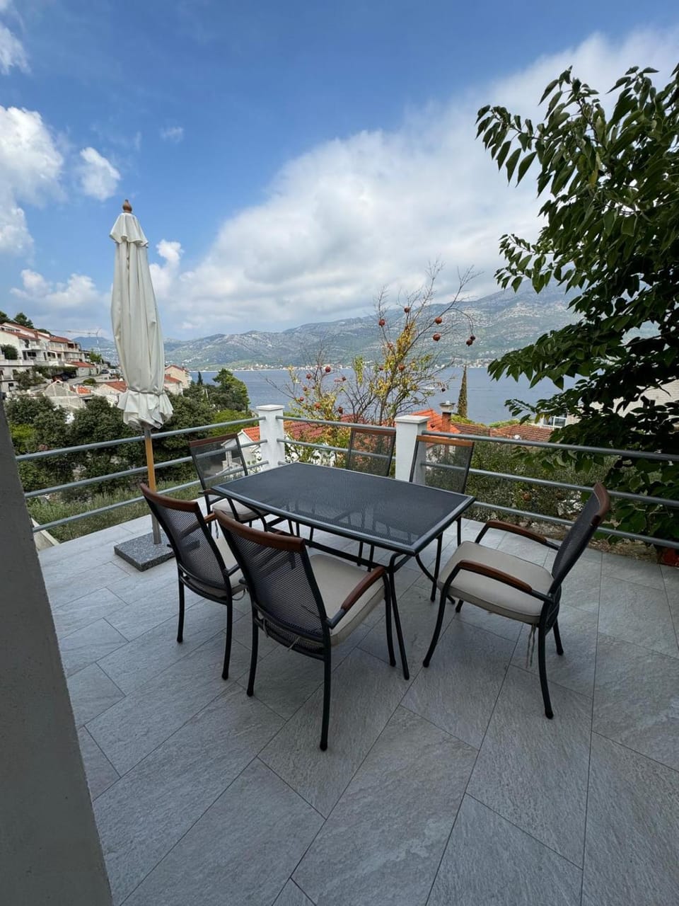 Day, Natural landscape, View (from property/room), Balcony/Terrace, Seating area, Mountain view, Sea view