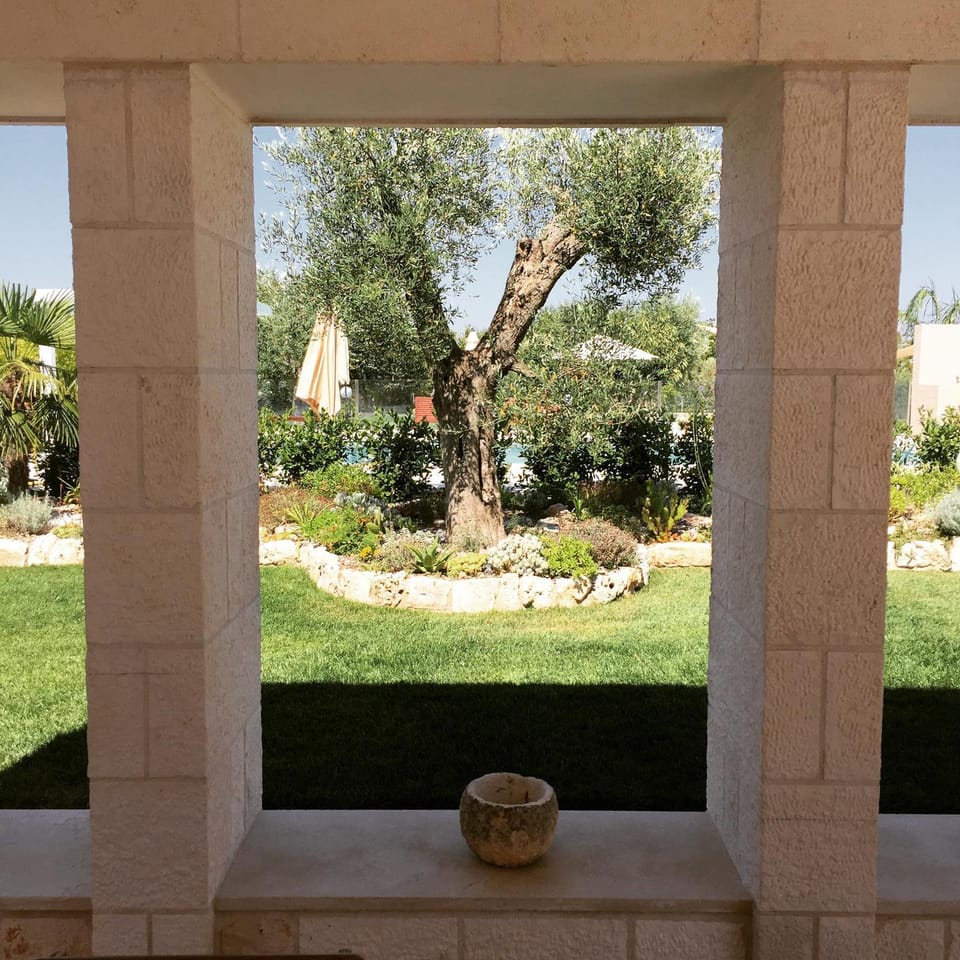 Patio, Decorative detail, Garden view
