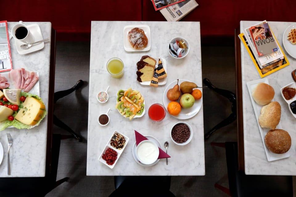 Continental breakfast, Italian breakfast, American breakfast, Non alcoholic drinks