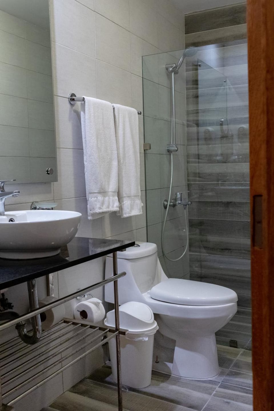 Shower, Toilet, Bathroom, towels