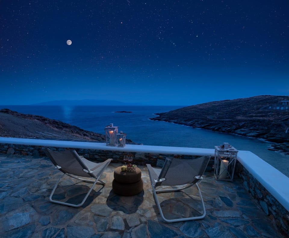Night, Balcony/Terrace, Sea view