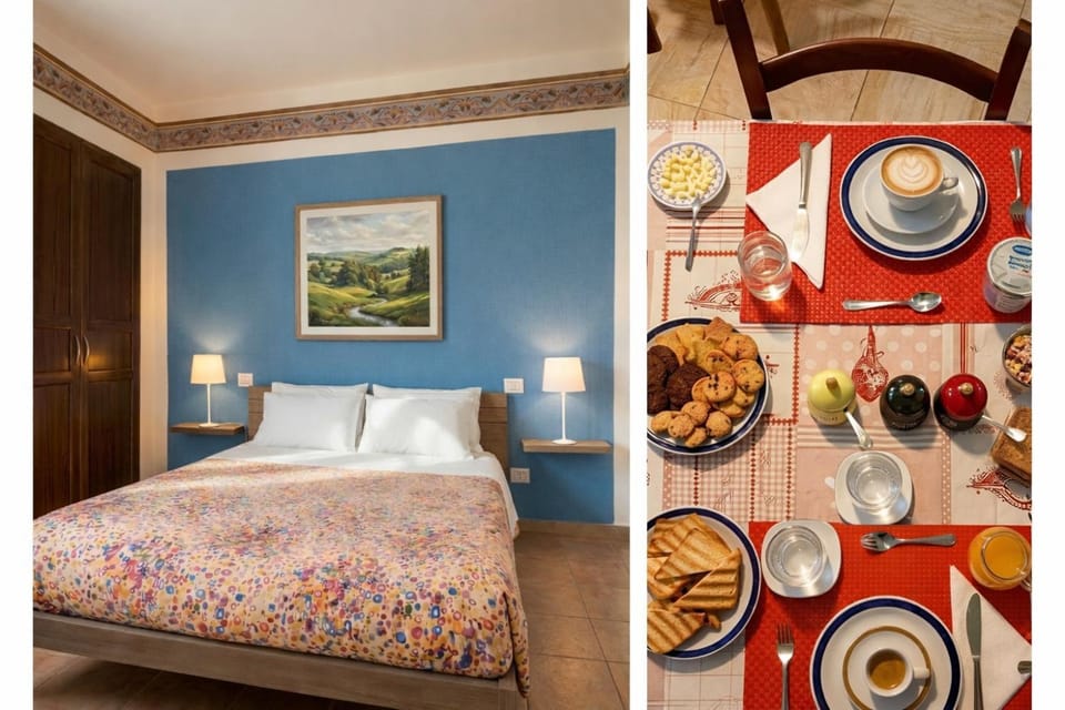 Photo of the whole room, Breakfast