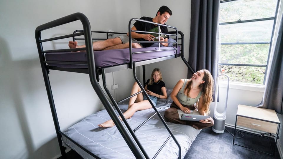 Photo of the whole room, bunk bed
