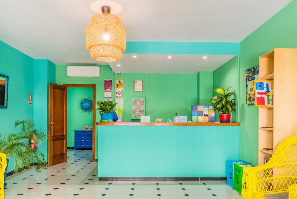 Lobby or reception, Landmark view, Sea view, Street view, furniture, heating, locker