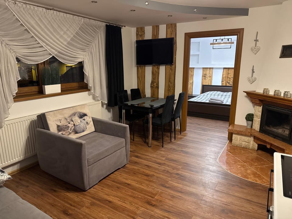 Topór Apartament rodzinny z kominkiem i placem zabaw Kościelisko Zakopane Apartment in Lesser Poland Voivodeship