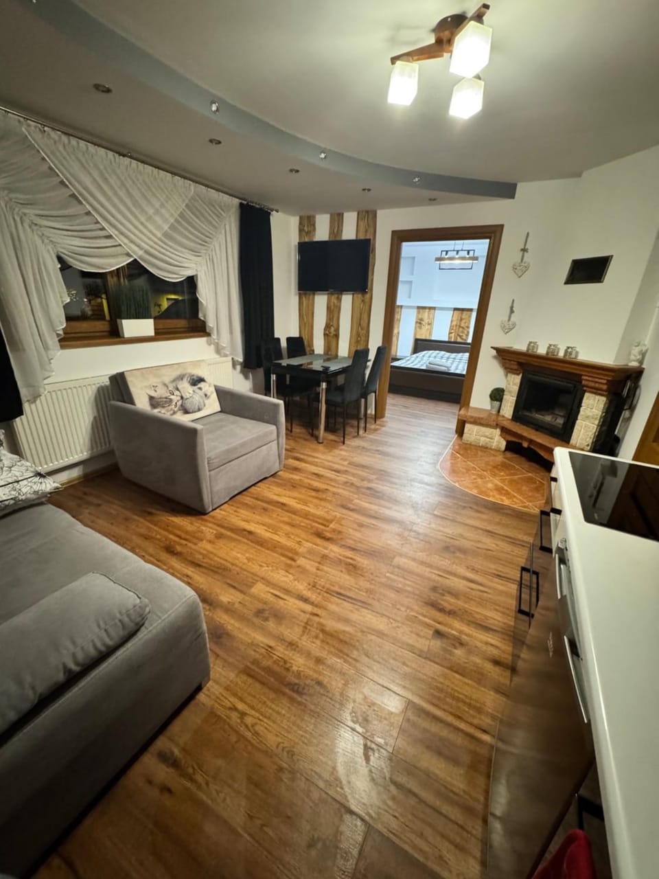 Topór Apartament rodzinny z kominkiem i placem zabaw Kościelisko Zakopane Apartment in Lesser Poland Voivodeship