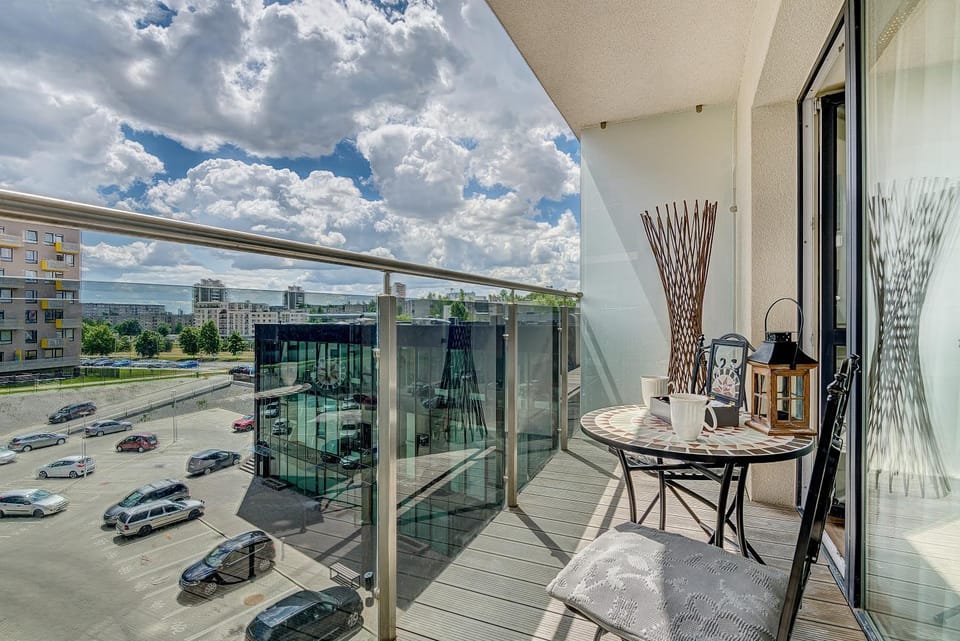 Bright apartment near Akropolis Apartment in Vilnius