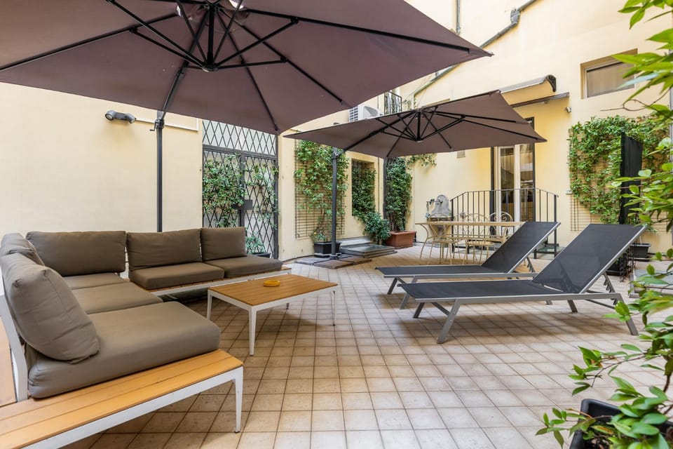 Garden, Garden view, sunbed