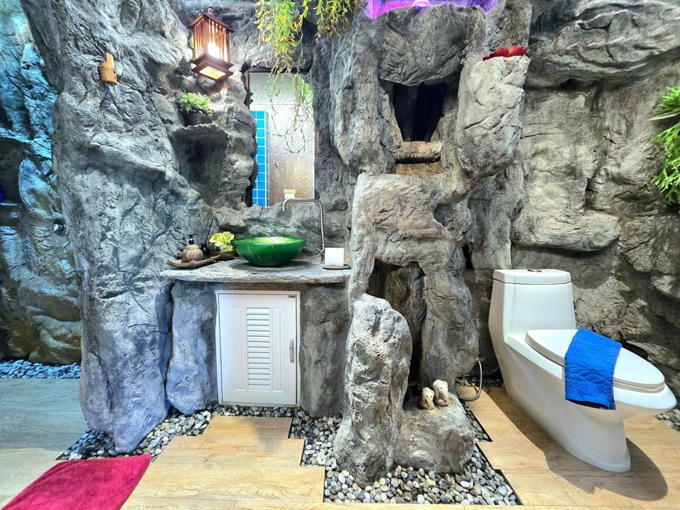 Toilet, Bathroom, View (from property/room), Decorative detail