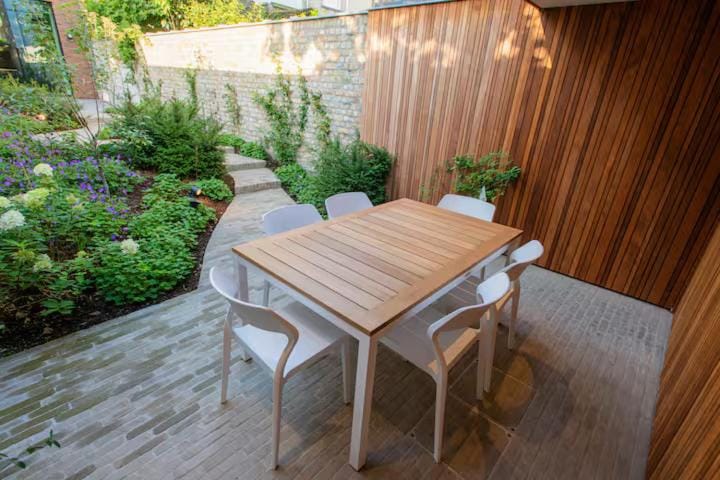 Patio, Spring, Garden, Dining area, Garden view