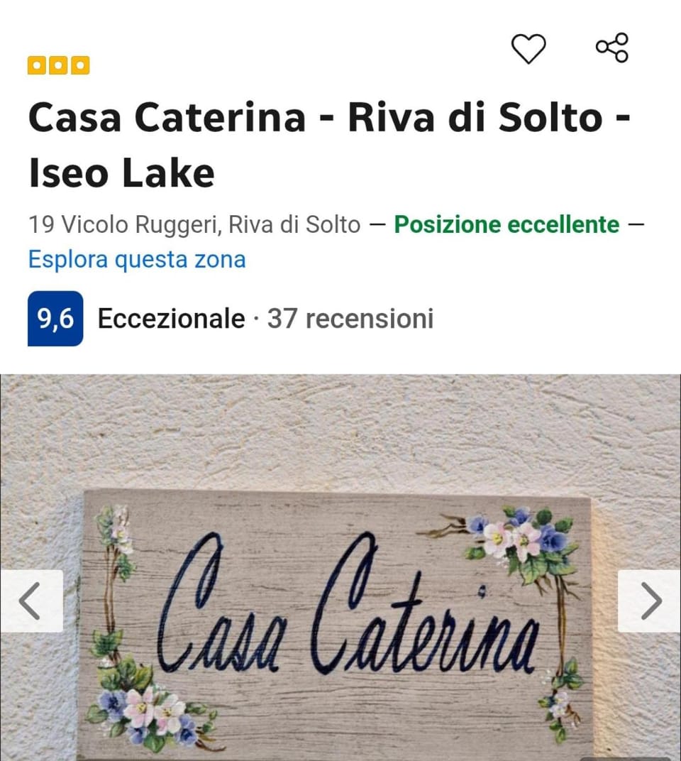 Casa Caterina - Riva di Solto - Iseo Lake House in Province of Brescia