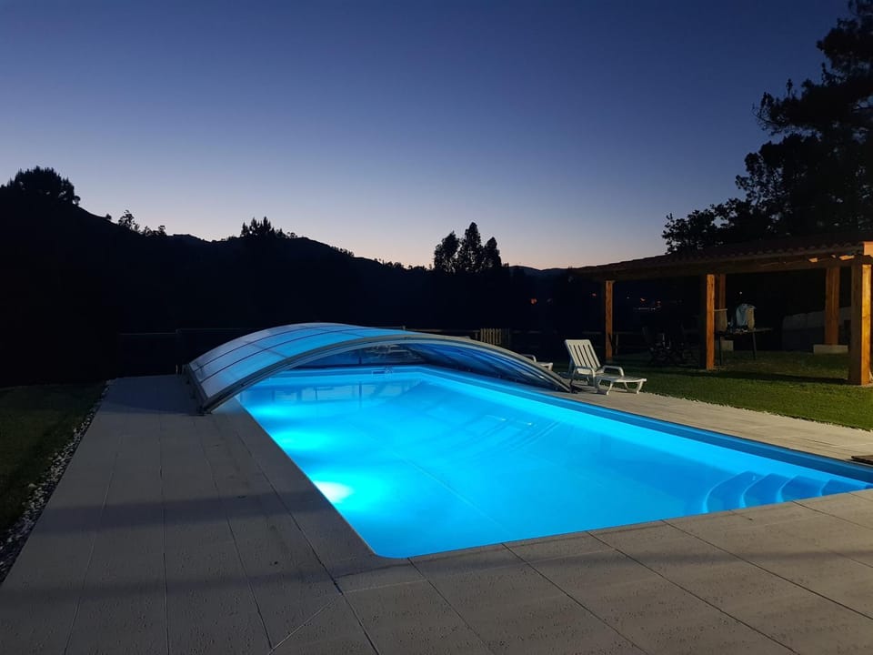 Swimming pool, Sunset