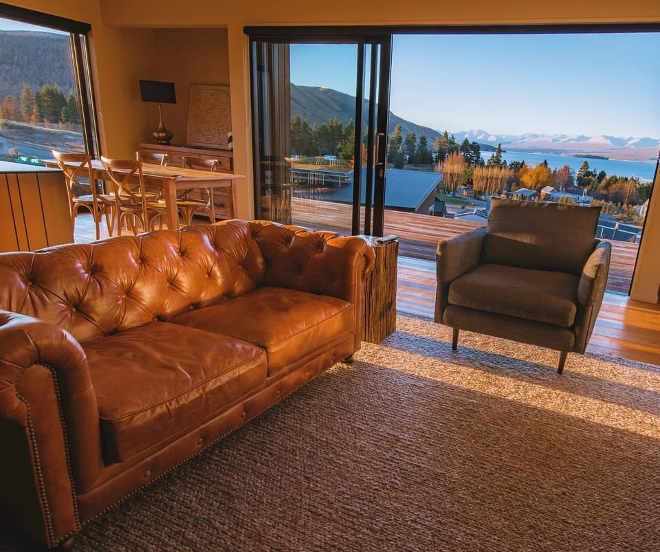 Natural landscape, Living room, Autumn, Lake view, Mountain view