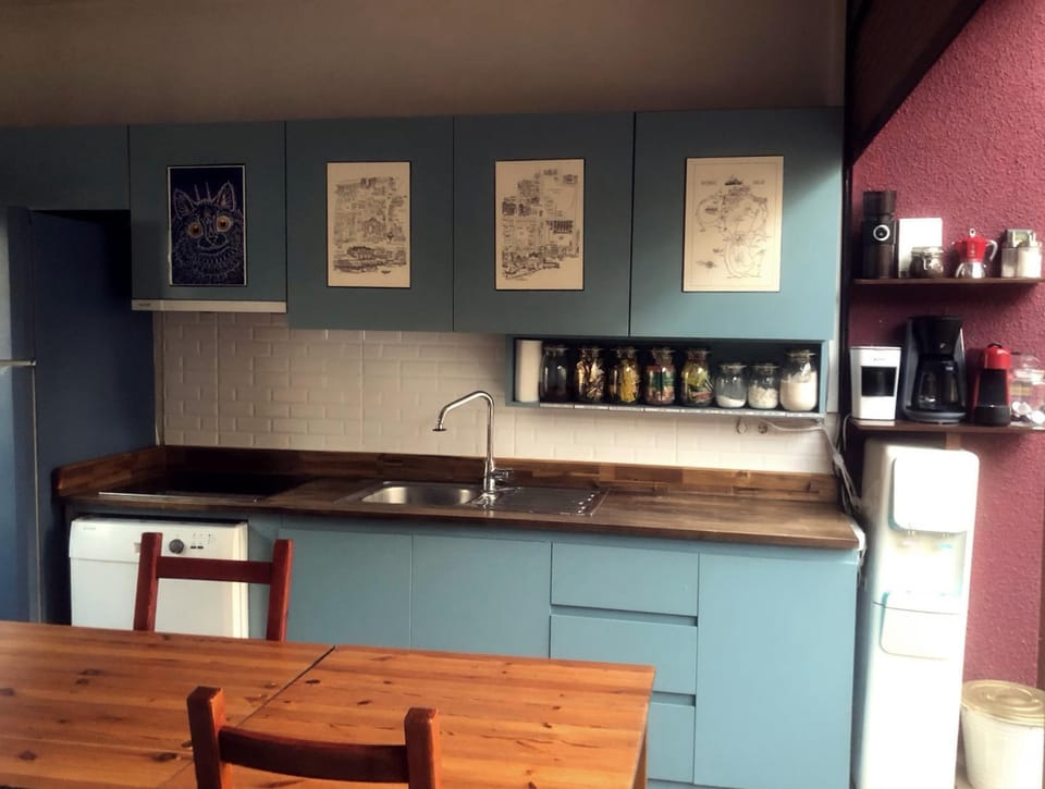 Property building, kitchen