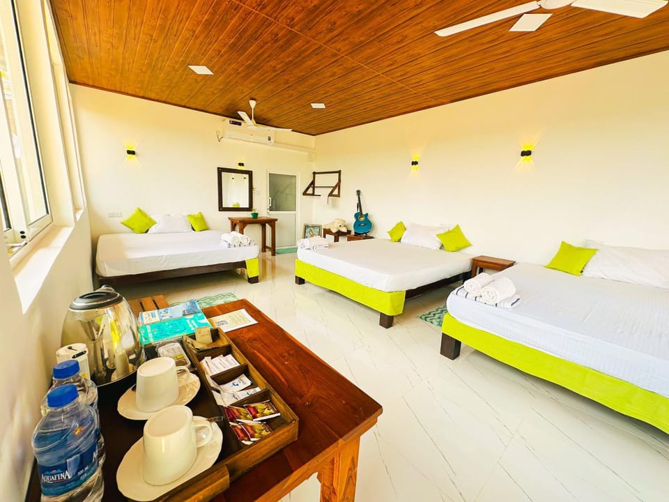 Bed, TV and multimedia, Food and drinks, Photo of the whole room, Bedroom, Food, fireplace, towels, air conditioner