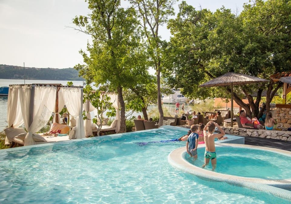 People, Swimming pool, Swimming pool, children